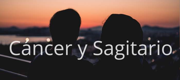 Cáncer y Sagitario: Descubre si estos signos son compatibles en la vida y en el amor