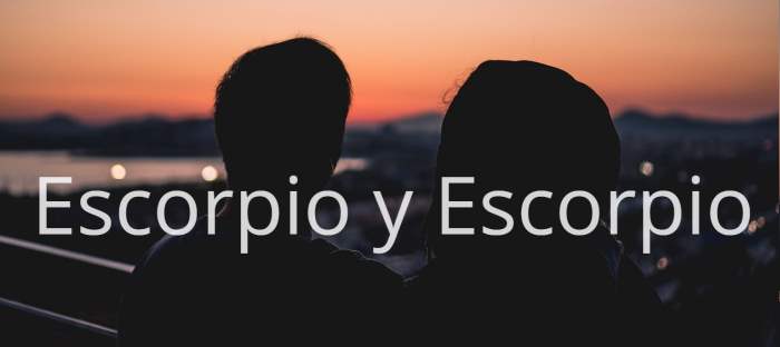 Escorpio y Escorpio: ¿Existe una buena compatibilidad? ¿Tienen futuro como pareja?