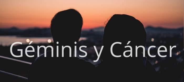 Geminis y Cancer