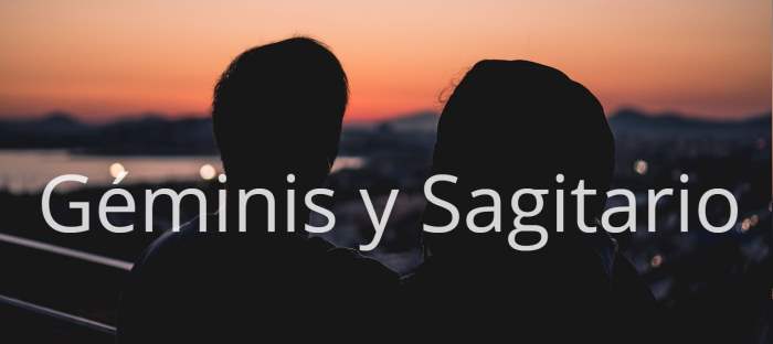 Géminis y Sagitario, compatibles en algunos aspectos de la vida