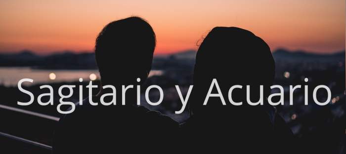 Sagitario y Acuario