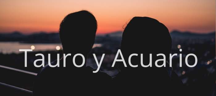 Tauro y Acuario: Descubre en qué son compatibles estos signos y en qué no